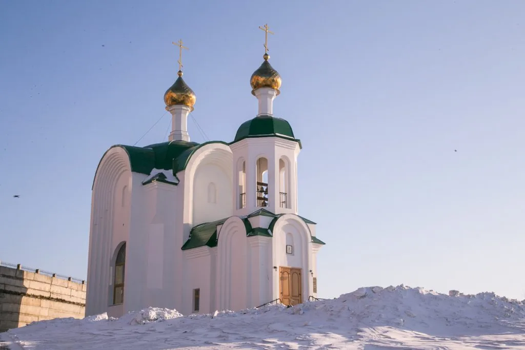 Храм двенадцати Апостолов при Краевом геронтологическом центре в г. Красноярске