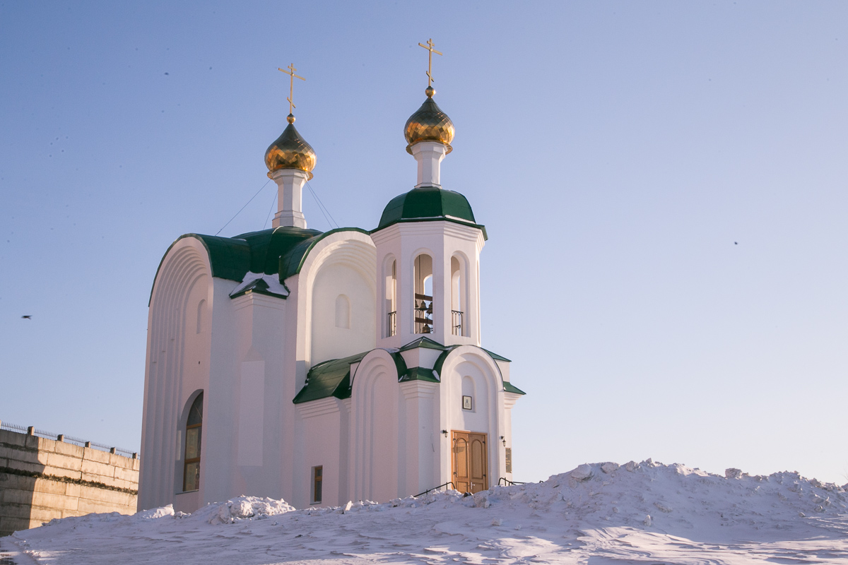 Красноярск маленький храм