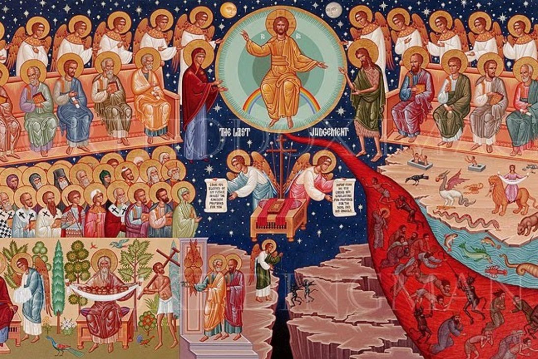 Икона второе пришествие Христа и страшный суд
