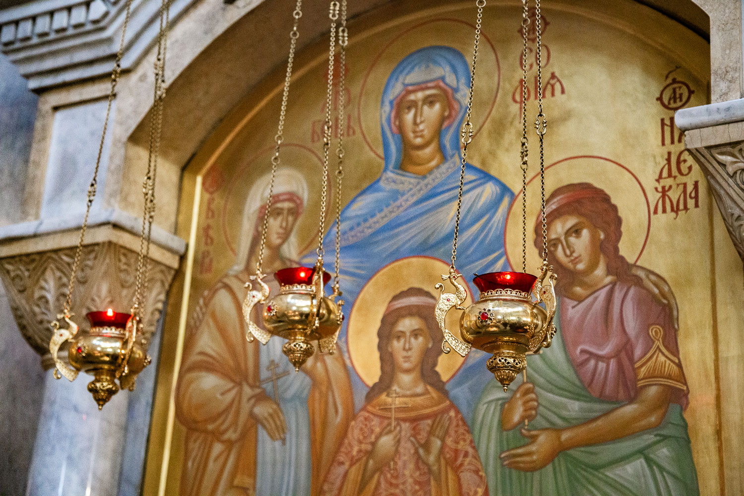 Иконы храма веры надежды Любови и матери их Софии
