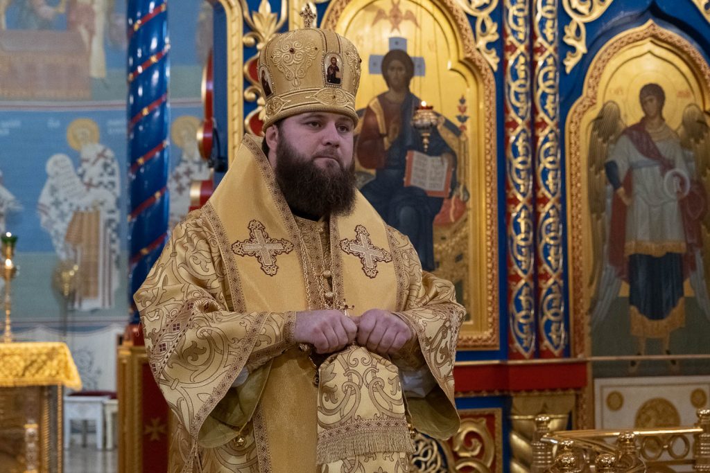 Епископ Игнатий совершил Божественную литургию в монастырском храме иконы Божией Матери «Всецарица»