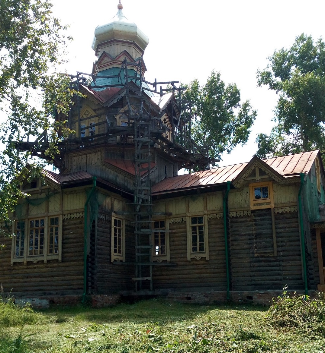 В Красноярском крае приступили к реставрации Ольгинской церкви